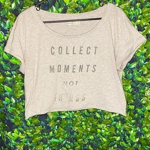 ABERCROMBIE+FITCH DISTRESSED TEE / L